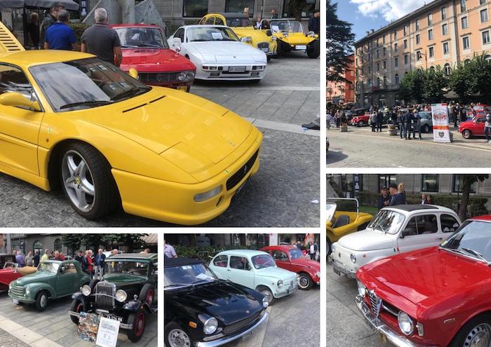 Domodossola: auto d'epoca invadono la piazza della stazione - Fotogallery