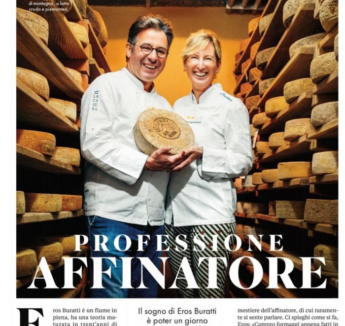 L'affinatore di formaggi in vetrina sulla "Cucina italiana"