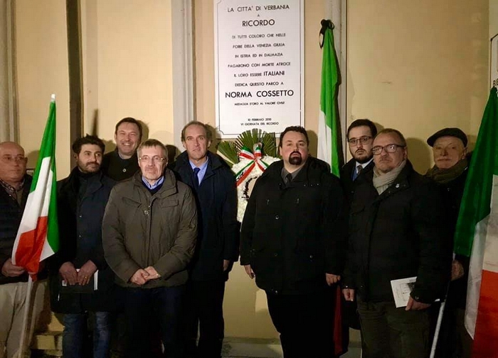 L’omaggio di Verbania agli infoibati