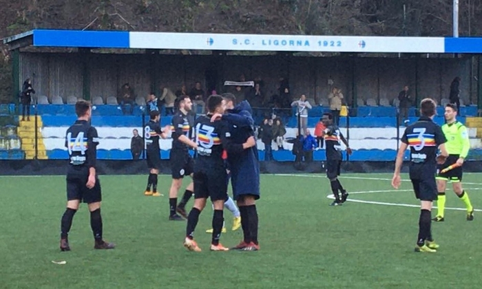 Il Verbania trova finalmente i gol e supera di forza il Ligorna: 3-2