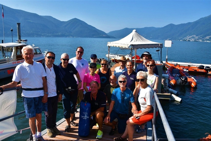 Partito il trekking in gommone dal Verbano a Venezia