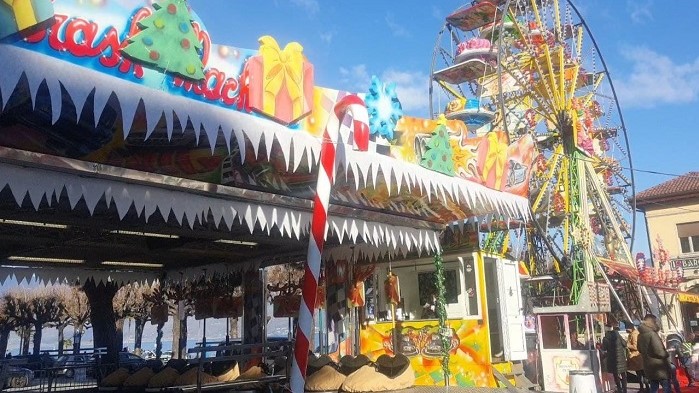 Stresa, dolce Vigilia al Luna Park per i bambini