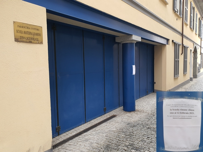 Due alunni e due maestre contagiate: l’asilo parrocchiale chiude per Covid