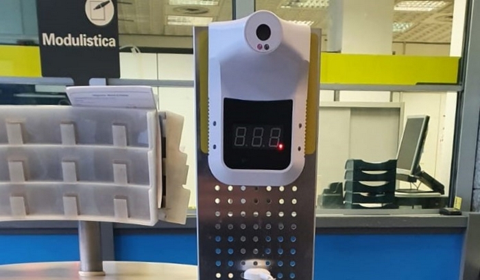 Un termoscanner in ogni ufficio postale