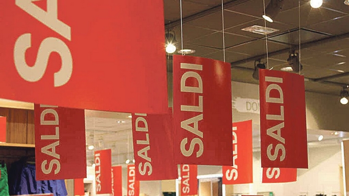 I saldi estivi dal 3 luglio per 8 settimane