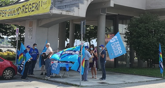 #zeromortisullavoro: Uil Trasporti in piazza a Verbania 