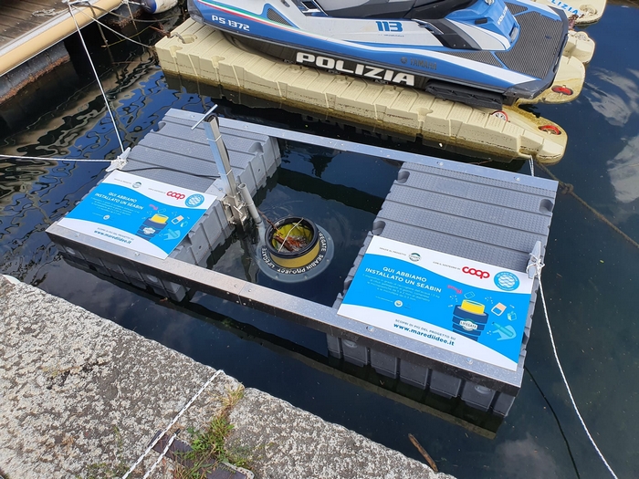 A Verbania arriva il Seabin, la "pattumiera" delle plastiche del lago