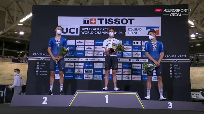 Ganna di bronzo chiude il Mondiale con due medaglie ma senza doppietta