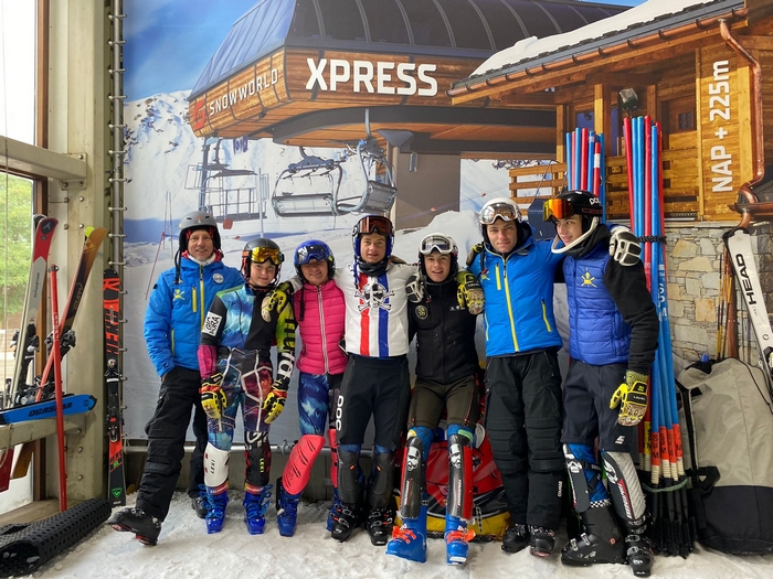 Giovani sciatori del Vco s'allenano indoor in Olanda