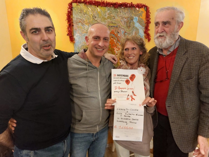Le scarpette rosse artigianali contro la violenza sulle donne finanziano la Cri