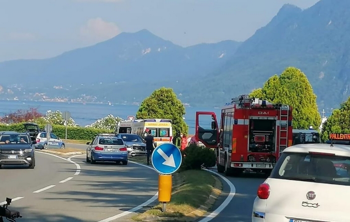 Una rotonda all’ingresso di Villa Taranto