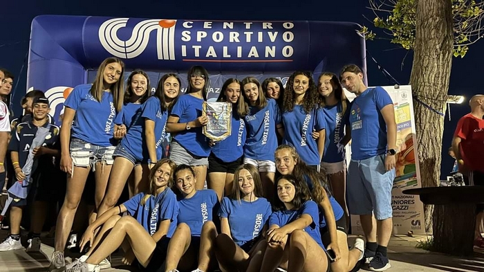 L'Under 14 di Rosaltiora si gioca lo scudetto del Csi di volley
