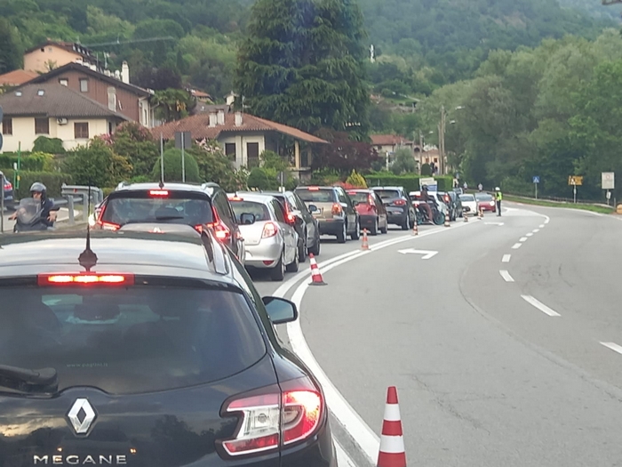 Due settimane di statale chiusa a Suna