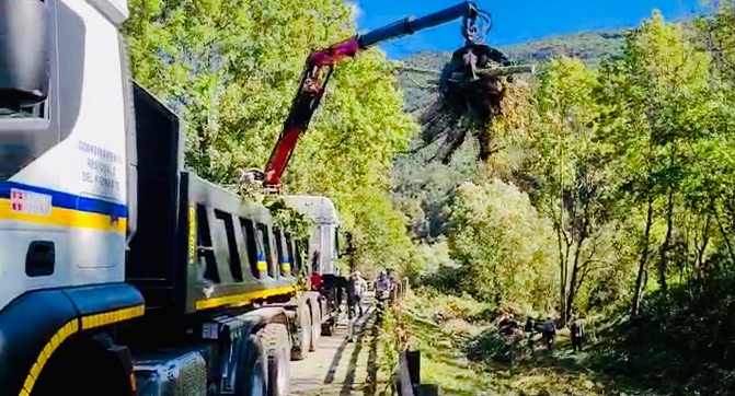 Protezione Civile in Vigezzo per la pulizia degli alvei: il presidente Cirio ringrazia i 360 volontari 