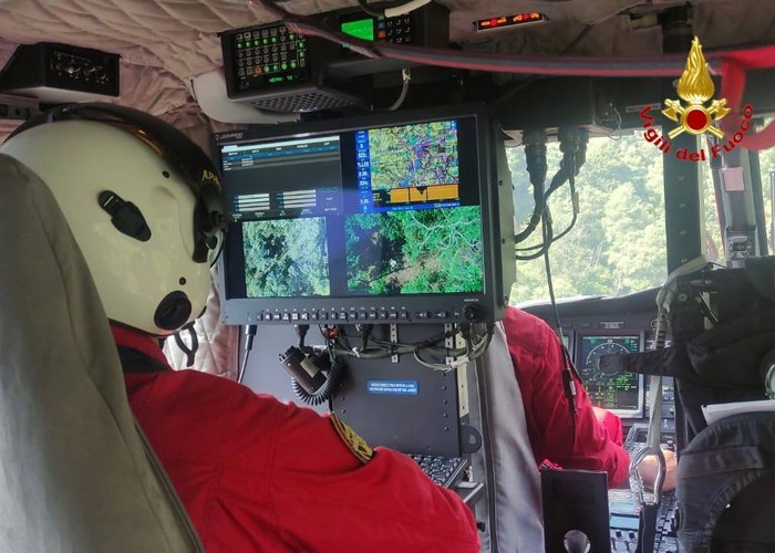 Escursionista scivola in montagna, recuperata dall’elicottero dei vigili del fuoco