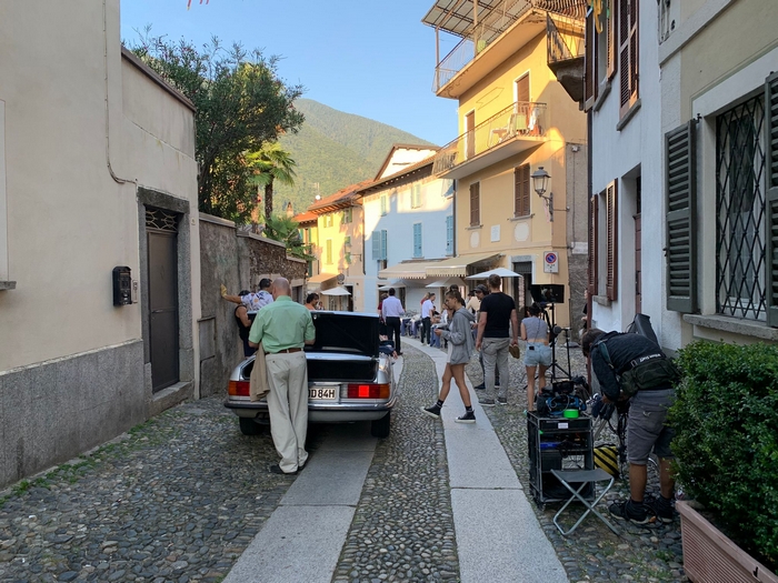 Il Verbano set di una produzione cinematografica tedesca