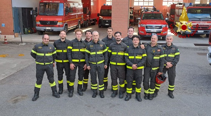 Sette nuovi vigili del fuoco volontari diplomati
