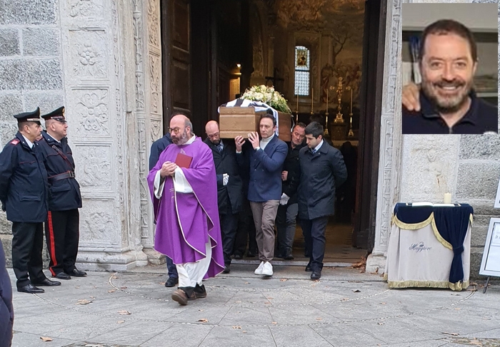 L’ultimo saluto all’ufficiale giudiziario morto in montagna