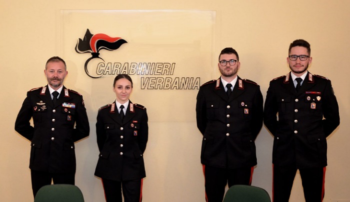 Quattro nuovi marescialli dei carabinieri nel Vco