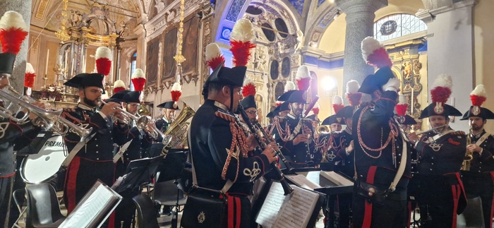 Cossogno, la fanfara dei carabinieri chiude l'omaggio a Dalla Chiesa