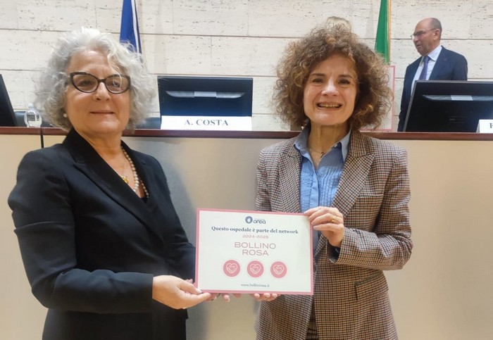 Servizi sanitari di qualità al femminile: tre Bollini rosa al "Castelli"