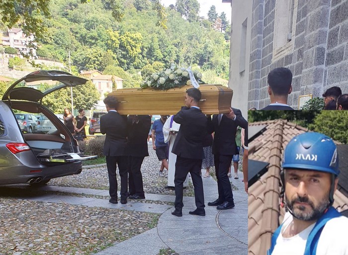 L'ultimo saluto all'operaio morto cadendo dal tetto: basta incidenti sul lavoro