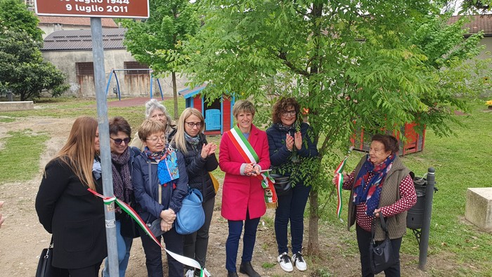 Il parco giochi intitolato a Bisoglio, prima segretaria donna della Cisl