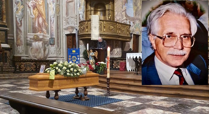 L’ultimo saluto di Verbania al professor Rodari
