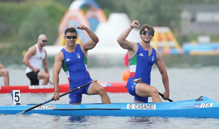 Canoa, Tacchini e Casadei verso le Olimpiadi con il bronzo europeo