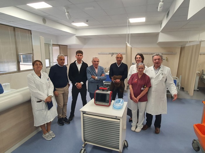 La Raffineria metalli cusiana dona un ventilatore polmonare al Dea del "Castelli"
