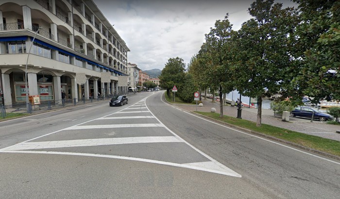 Il cantiere di corso Mameli chiude per due notti il lungolago di Intra