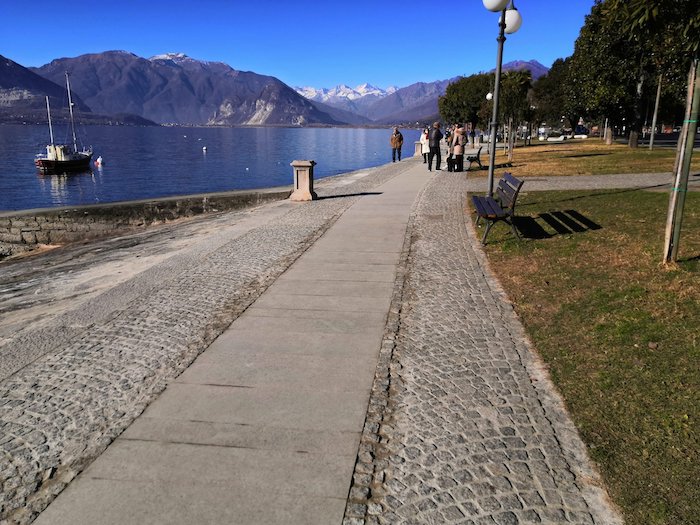Lungolago di Pallanza: conclusa la sistemazione del percorso agevolato per i disabili