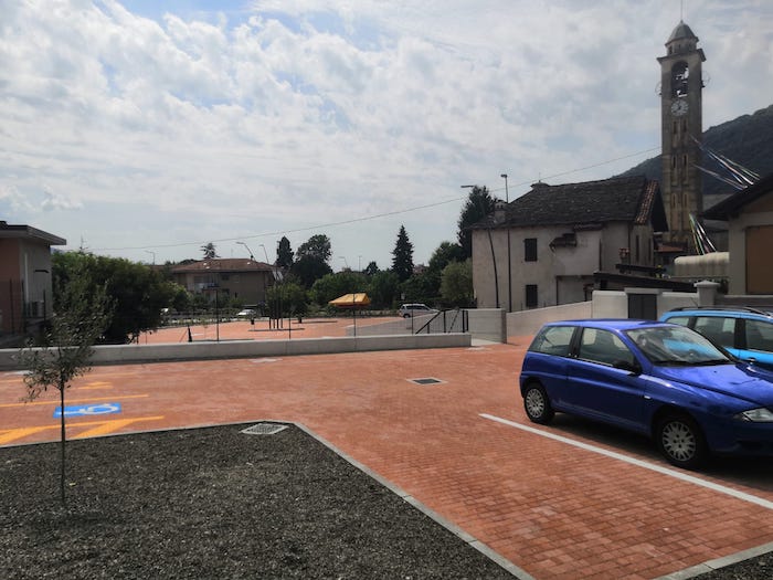 Inaugurato il nuovo parcheggio di Trobaso 