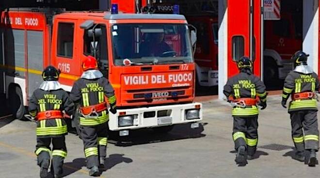 Anche i Vigili del fuoco di Verbania manifestano a Roma