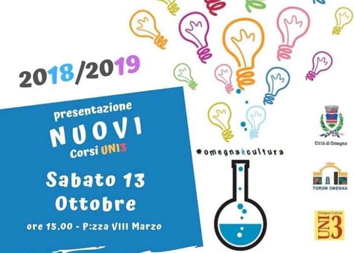 Prorogata fino al 24 settembre la presentazione dei corsi UNI3 ad Omegna
