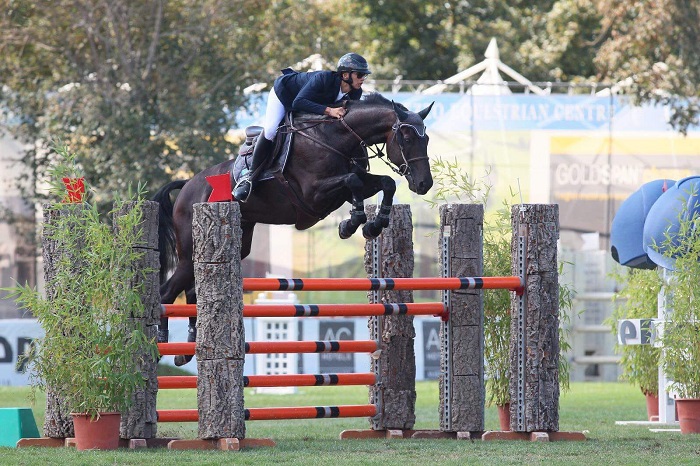 Edoardo Piovani, in sella a Landauer Z, sesto ai Campionati Italiani