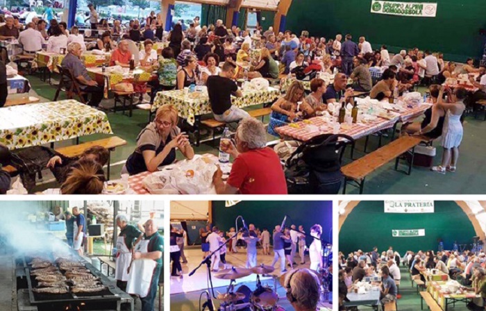 Alla Prateria c'è la festa organizzata dagli Alpini di Domodossola 