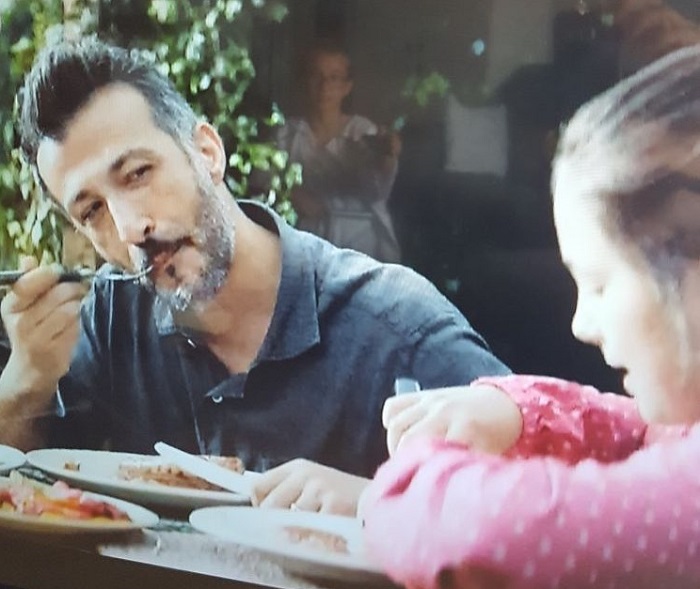 Maurizio Frisone protagonista di uno spot pubblicitario della Amadori