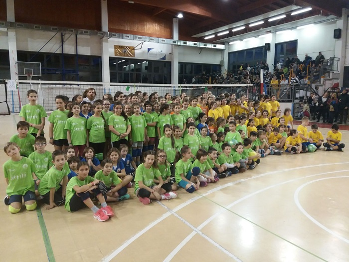 Un bel sabato pomeriggio con il mini volley al PalaManzini