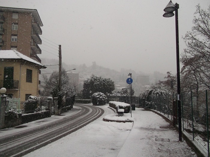 Prevista neve ad Omegna dal pomeriggio di venerdì 1 dicembre