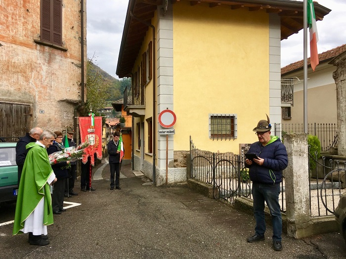 Cerimonia del 4 novembre particolarmente toccante a Nonio