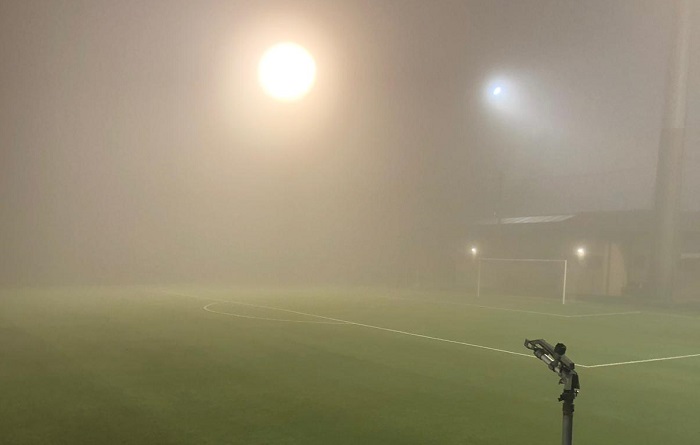 Oleggio-Omegna di Coppa Italia sospesa per nebbia dopo 20 minuti