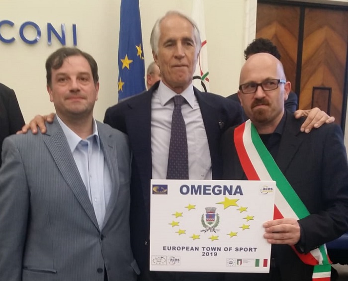 Omegna, città Europea dello Sport, accolta a Roma nella sede del Coni