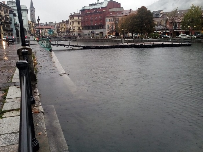 Continua a crescere il livello del Lago ad Omegna