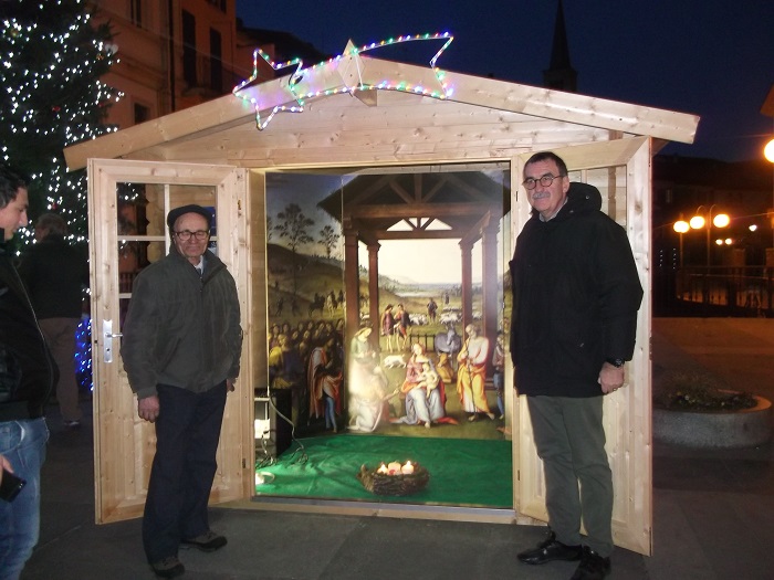 Inaugurato anche il presepe ad Omegna. Fotogallery