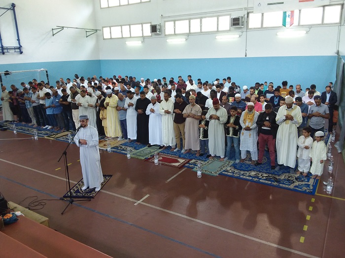 Festa in palestra di Gravellona per la conclusione del Ramadan