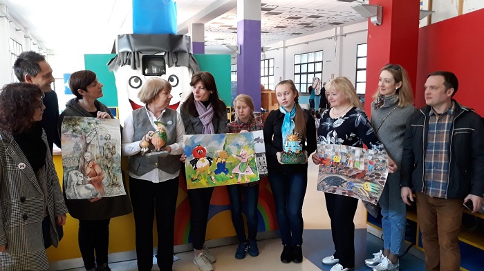 Una delegazione di Saransk in visita ad Omegna nel nome di Gianni Rodari