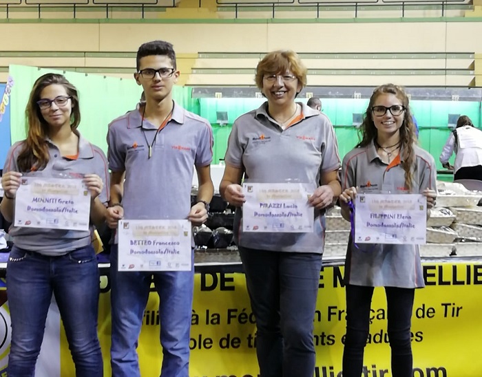 In evidenza i tiratori della TSN Domodossola a Montpellier in Francia