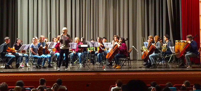 Lezione-concerto del Liceo Musicale Gobetti agli alunni di elementari e medie