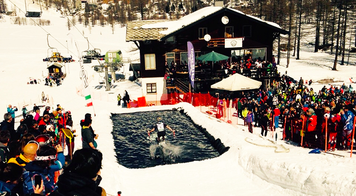 Una folla al Devero per vedere la gara di Waterlslide